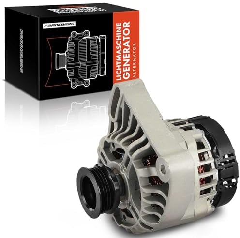 Frankberg Lichtmaschine Generator 70A Kompatibel mit 500 312 1.2L 1.4L Benzin 2007-2024 Punto 199 1.2L 1.4L Benzin 2013-2024 Panda 169 1.1L-1.4L Benzin 2003-2013 Replace# 51700675