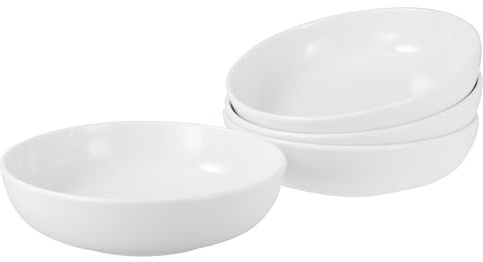 Creatable, Allround Weiss, 4-teiliges Poke Bowl Set aus Porzellan | Geschirrset, spülmaschinen- und mikrowellengeeignet, 22555