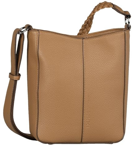 TOM TAILOR Denim Neda Damen Umhängetasche Crossbody Bag Klein Braun