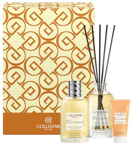 Collistar Benessere Geschenkbox Neroli e Helichrysum Eau de Toilette 100 ml Raumduft 100 ml Körpercreme 50 ml