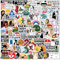 APAREAL Lustig Aufkleber for Erwachsene, 100 Stück Graffiti Anime Sticker Set für Laptop Kindle Motorrad Snowboard Journal Fahrrad Skateboard Koffer, Wasserfeste Vinyl Decals