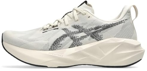 ASICS Herren NOVABLAST 5 Laufschuhe, Haferflocken/Schwarz, 42 EU