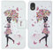 Tnviud Custodia Portafoglio in PU Pelle Caso Guscio Protettiva Cover con Porta Carte Skin Case Per Bigme HiBreak E ink 5.84 (Umbrella Girl Design)