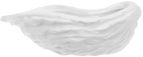 LOLIPPYY Assiette Sauce Céramique Blanche Plateau Service pour Condiments et Huîtres Vaisselle Gres pour Restaurants et Dégustation