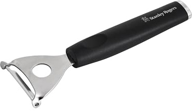Stanley Rogers Contempo Y Peeler, Stainless Steel Vegetable Peeling Tool | with Sharp Blade, Ergonomic Belly Grip Handle, Satin Finish Kitchen Utensil for Smooth, Precise Fruit and Veg Preparation