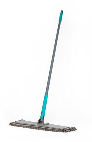 Beldray Anti-Bac Twist Flat Mop With 90° Flip Head | 2 Machine-Washable Microfibre Pads, Scrubbing Pad And Chenille Pad, Integrated Scraper Tool, Large Mop Head Coverage