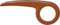 DEKAFORM Designer Kettenschutz Performanc- Line 219-2 für Natur Leder Look Nostalgie Retro Farrad 44/46/48 Zähne * braun/lederfarbig