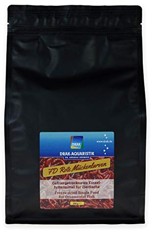 DRAK-Aquaristik FD Rote Mückenlarven im Standbodenbeutel 200 g