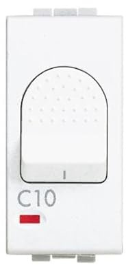 Interruttore magnetotermico 1P+N 10A N4301/10 Bticino Living International
