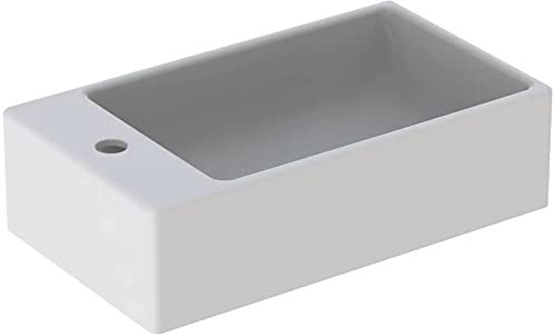 Geberit Serie 420 Waschtisch 40x23 cm rechts Weiß