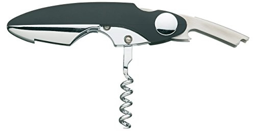 BarCraft Waiters Friend Corkscrew Wine Opener with Non Slip Handle and Foil Cutter in Gift Box