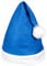 Alsino Weihnachtsmützen blau Nikolausmütze Weihnachtsmann Mütze 12 Stück Set Premium Kuschelweich Samt (wm-31) Kein Kratzen blau-weiß mit Bommel