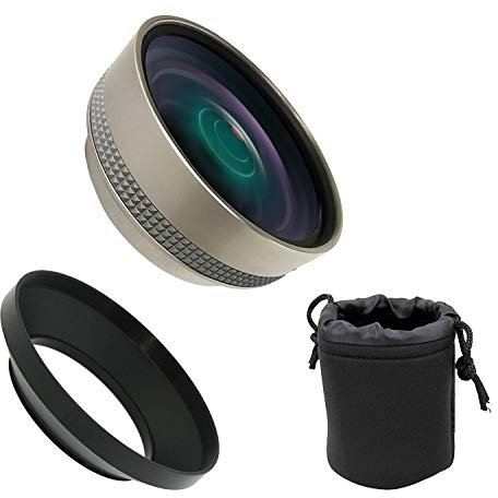 Olympus Tough tg-4 (alta definizione) 0.5 x obiettivo grandangolare con obiettivo macro + adattatore + Krusell laccio (finitura nera)