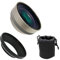 Olympus Tough tg-4 (alta definizione) 0.5 x obiettivo grandangolare con obiettivo macro + adattatore + Krusell laccio (finitura nera)