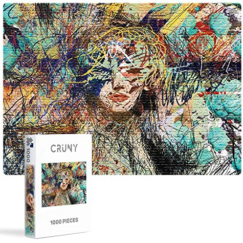 CRUNY 1000 Piece Jigsaw Puzzles for Adults: Face Art - A Challenging & Fun Jigsaw Puzzles for Adults 1000 Pieces, Perfect On a Jigsaw Board for 1000 Pieces - Jigsaw Puzzle for Adults, 50x70cm