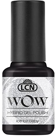 LCN Trend WOW Hybrid Gel Polish Nagellack Polar Nights 8 ml (Nr. 810 -ice ice baby (silber metallic))