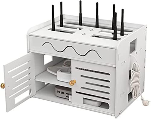 WiFi Router Aufbewahrungsbox, Kabel Management Boxen, Wand Hängende Router Dekorative Box, Verstecken Box Für Router Kabel Organizer Power Charger Speicher Organizer Verstecken Box, Dekorative Box