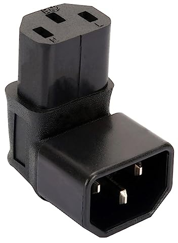 YAODHAOD Adaptateur série IEC 320 pour Changement de Genre (IEC 320 C14 - C13 vers Le Bas)