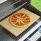 Caprihom Großer Pizzastein, 50,8 x 34,3 cm, für Grill, rechteckig, dick, (1,7 cm), Pizzastein für den Ofen, robuster Cordierit, ideal zum Backen von Pizza, inklusive Scaper