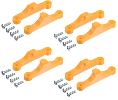 QUARKZMAN 4Pcs Soporte de Montaje de Disipador de Calor para CPU AM5 Duradero para Socket de Placa Base AM5 con 8 Tornillos Amarillos