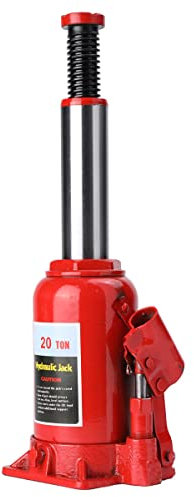 ATEdata 20 Tonnen Hydraulischer Wagenheber Stockwagenheber, Stempel-Wagenheber, Tragkraft bis 20T, gefertigt aus Qualitätsstahl