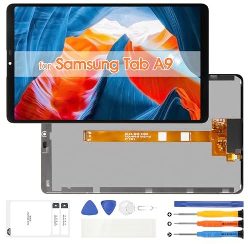 pour Samsung Galaxy Tab A9 LCD Écran - pour Galaxy Tab A9 LCD Écran Remplacement pour Galaxy Écran Tactile pour Samsung SM-X110 X115 Numériseur Verre Assemblé Kit de Réparation
