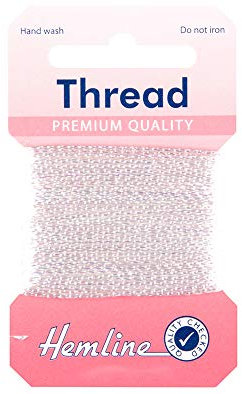 10m Iridescent Glitter Thread for Crafts | Twine Cord & Elastic for Crafts
