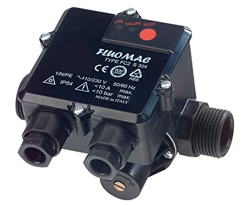 Druckwächter Automatic-Controller Durchflusswächter FLUOMAC® AC10 unverkabelt für Hauswasserwerk Pumpe Brunnenpumpe Kreiselpumpe Tauchpumpe Tiefbrunnenpumpe Tauchdruckpumpe