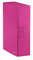 LEITZ Wow Cartella Progetti in Cartoncino Plastificato, Rosa (Fucsia Metallizzato), Dorso 10 cm