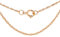 CARISSIMA Damen 9k (375) Rotgold 0.9mm Diamantschliff Twist Panzerkette 5.13.6633 41cm/16zoll