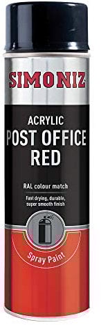 Simoniz Post Office Van Red Spray Paint - 500ml