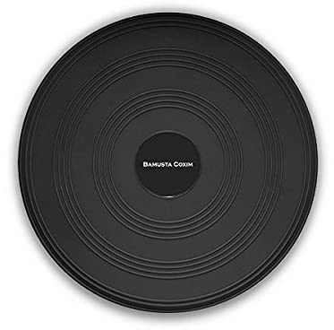 Bamusta Unisex – Erwachsene Coxim mit Noppen Gleichgewichtskissen, Sitzkissen, Schwarz, 33cm