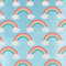 Geschenkpapier Teenager 70cm x 2m Rolle Regenbogen
