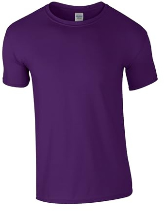 Gildan Mens Short Sleeve Soft-Style T-Shirt - black - Large