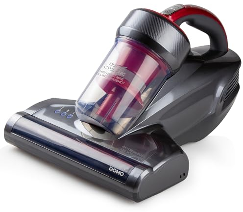 DOMO DO234S UV-Textilreiniger 'Power Brush' gegen Milben, Bakterien und Haare, Antrazit, 700 W