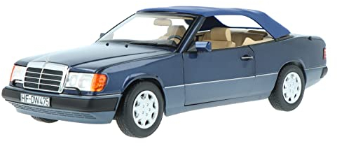Norev Mercedes 300 CE-24 Cabrio 1990 dunkelblau metallic Modellauto 1:18