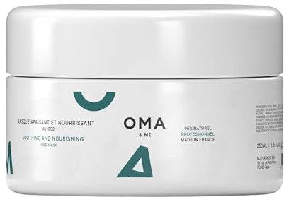 Sulfatfreies Shampoo 250 ml OMA & ME - Shampoo ohne Sulfate, ohne Silikone, ohne Parabene/Pflege für trockenes und strapaziertes Haar | Anti-Schuppen-Shampoo | Haarpflege mit Keratin