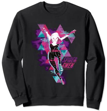 Marvel Spider-Man: Across the Spider-Verse Gwen Glitch Sweatshirt