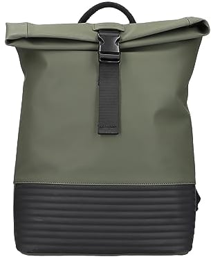 Rieker Damen H1426 Rucksack, Grün