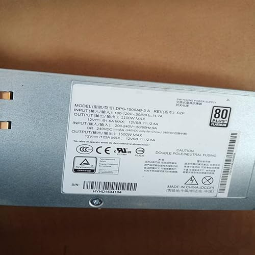 MIDTY Netzteil für RH2485 RH2288H RH1288 V3 1500W DPS-1500AB-3A