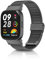 KoGiio Cinturino per Xiaomi Redmi Watch 3, Chiusura Rete Metallo Cintura Regolabile Watch Band Uomini Donne Acciaio Inossidabile Ricambio Cinturino per Xiaomi Redmi Watch 3