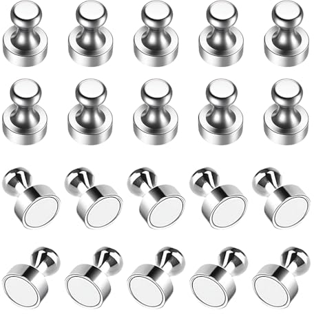 24 Pezzi Magneti Neodimio, 12 x 16 mm Calamite Piccole Calamite Potenti per Lavagne Magnetiche Bacheche Frigoriferi