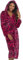 A2Z Women's Fluffy Fleece Robe Leopard Printed Hooded Gown - Robe 137 Pink 12-14