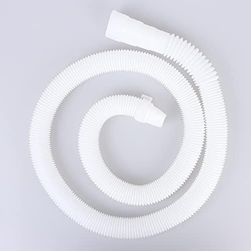 Extendable Drain Hose,2Set 1.5M Flexible Wash Machine Dishwasher Drain Hose Outlet Water Pipe Extension Plastic(Color:A) (Color : B) (Color : OneColor)