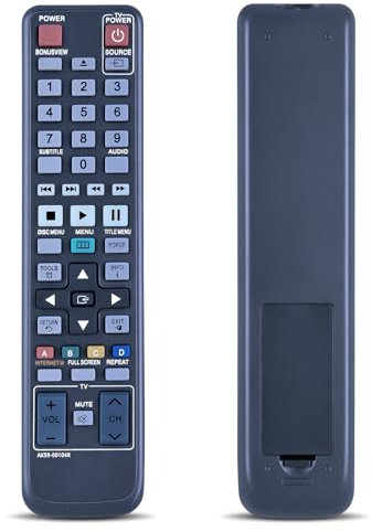 RETROSUN AK59-00104R Replacement Remote Control Compatible for Samsung Blu-Ray BD DVD Player BD-C5300 BD-D5490 BD-5500C BD-D5700 BD-C5500C BD-C6500 BD-C5900 BD-C6900 BD-C6600/XAA BD-C6800/XAA