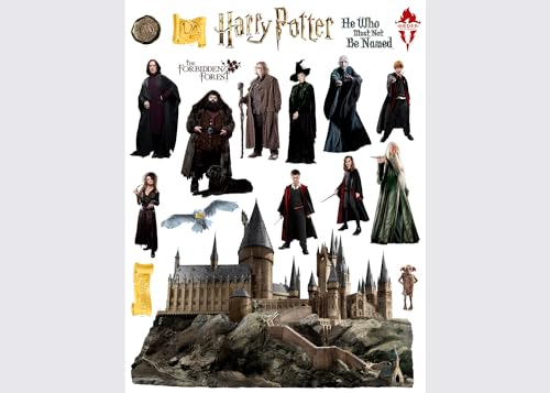 Harry Potter Kinderzimmer Wandstickers, Wandtattoo junge deko von AG Design | 65 x 85 cm | ADK 2348