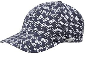 SEALSKINZ Unisex Longham Waterproof Weather Foldable Peak Printed Cap Baseballkappe, Navy, Einheitsgröße EU