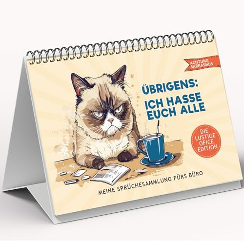 demotivierender Tischkalender lustiges Büro Gadget Sprüche Kollegen Geschenkidee Homeoffice Bürodeko lustig Deko Demotivationskalender