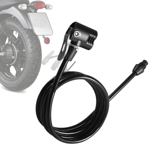 Tuyau de rechange pour pompe à air - Tuyau de gonflage universel résistant à la chaleur et au gel - Accessoire de pompe à air de 80 cm/125 cm pour bouée de natation de vélo