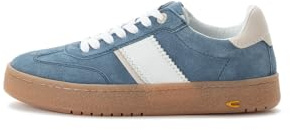 camel active Damen Sneaker aus Veloursleder Blau, womenswear-42